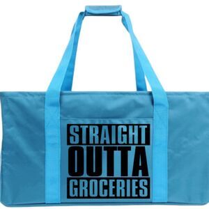 "STRAIGHT OUTTA GROCERIES" Multipurpose Tote